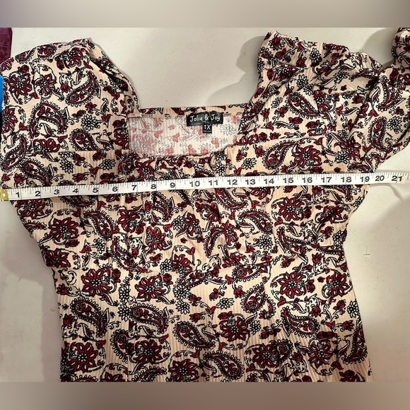 Jolie and Joy size 1X pull over Paisley dress - Picture 5 of 9